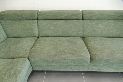 Refurbished Hoekbank Montèl Chicago Leaf Forest Green