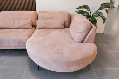 Refurbished Pastel Roze Chaise Longue Haco