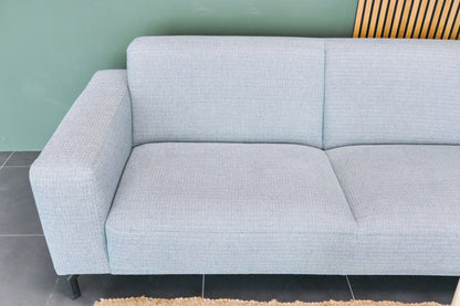 Refurbished Hoekbank Montèl Viano blauw/Groen Gemêleerd
