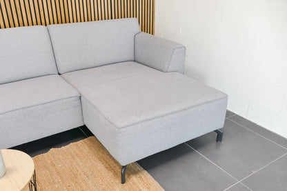 Refurbished Chaise Longue Henders & Hazel Novara Grijs