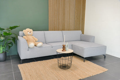 Refurbished Chaise Longue Henders & Hazel Novara Grijs