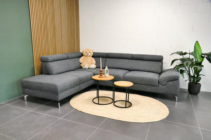 Refurbished Montel Chicago Hoekbank Antraciet
