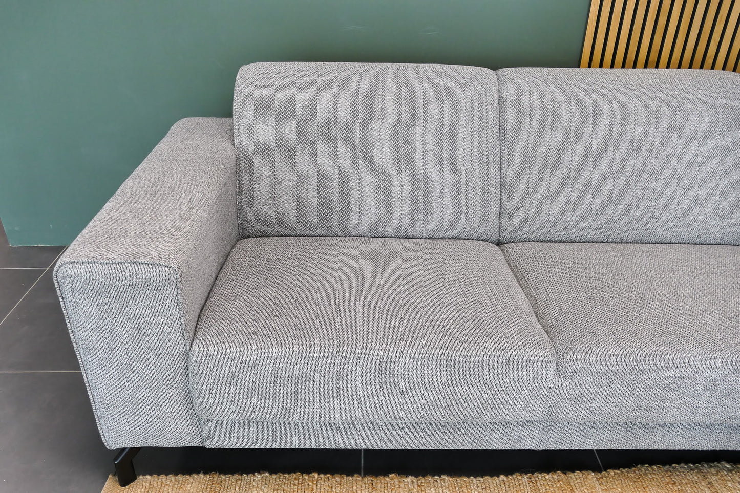 Refurbished Moderne Chaise longue lichtgrijs