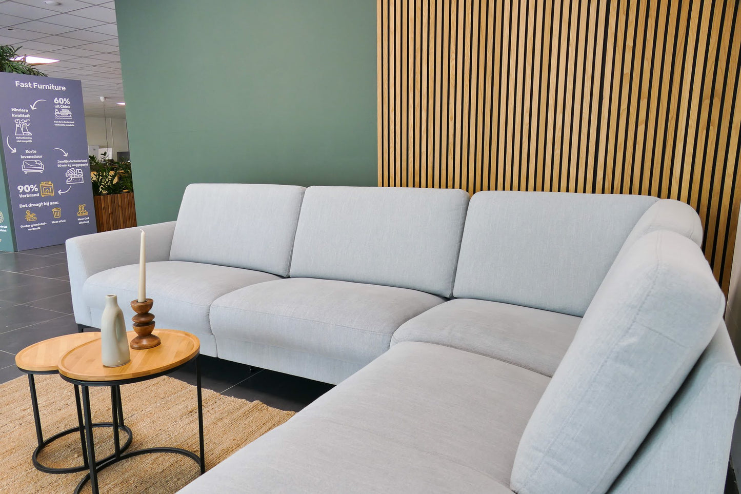 Refurbished Hoekbank Goossens Dallas