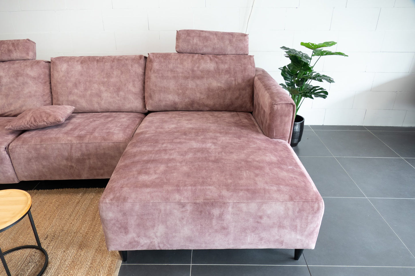 Refurbished Chaise Longue Roze Elektrisch
