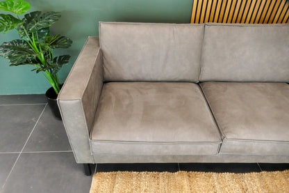 Refurbished Hoekbank Profijtmeubel Bruin Tadley