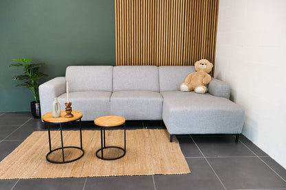 Refurbished Moderne Chaise Longue Pronto lichtgrijs