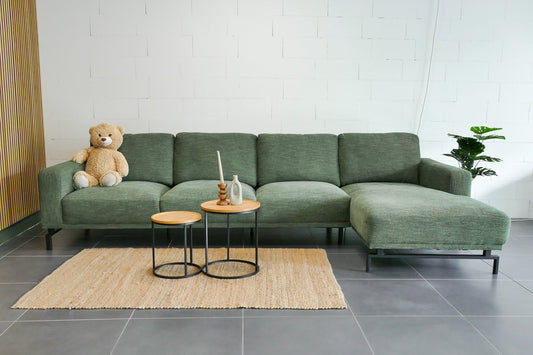 Refurbished Montel Chaise Longue Groen