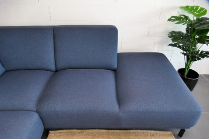 Refurbished Montel Hoekbank Viano Blauw