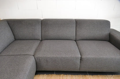 Refurbished Moderne Hoekbank Antraciet Pronto