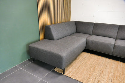 Refurbished Moderne Hoekbank Antraciet Pronto