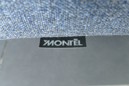 Refurbished Montel Brooke Chaise Longue grijs / blauw