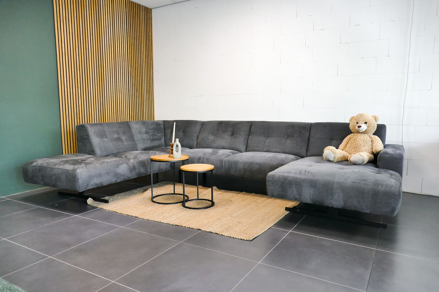 Refurbished Montel Traffic U-Bank Antraciet Microvezel