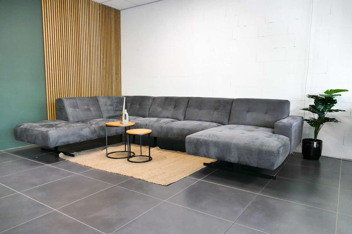 Refurbished Montel Traffic U-Bank Antraciet Microvezel