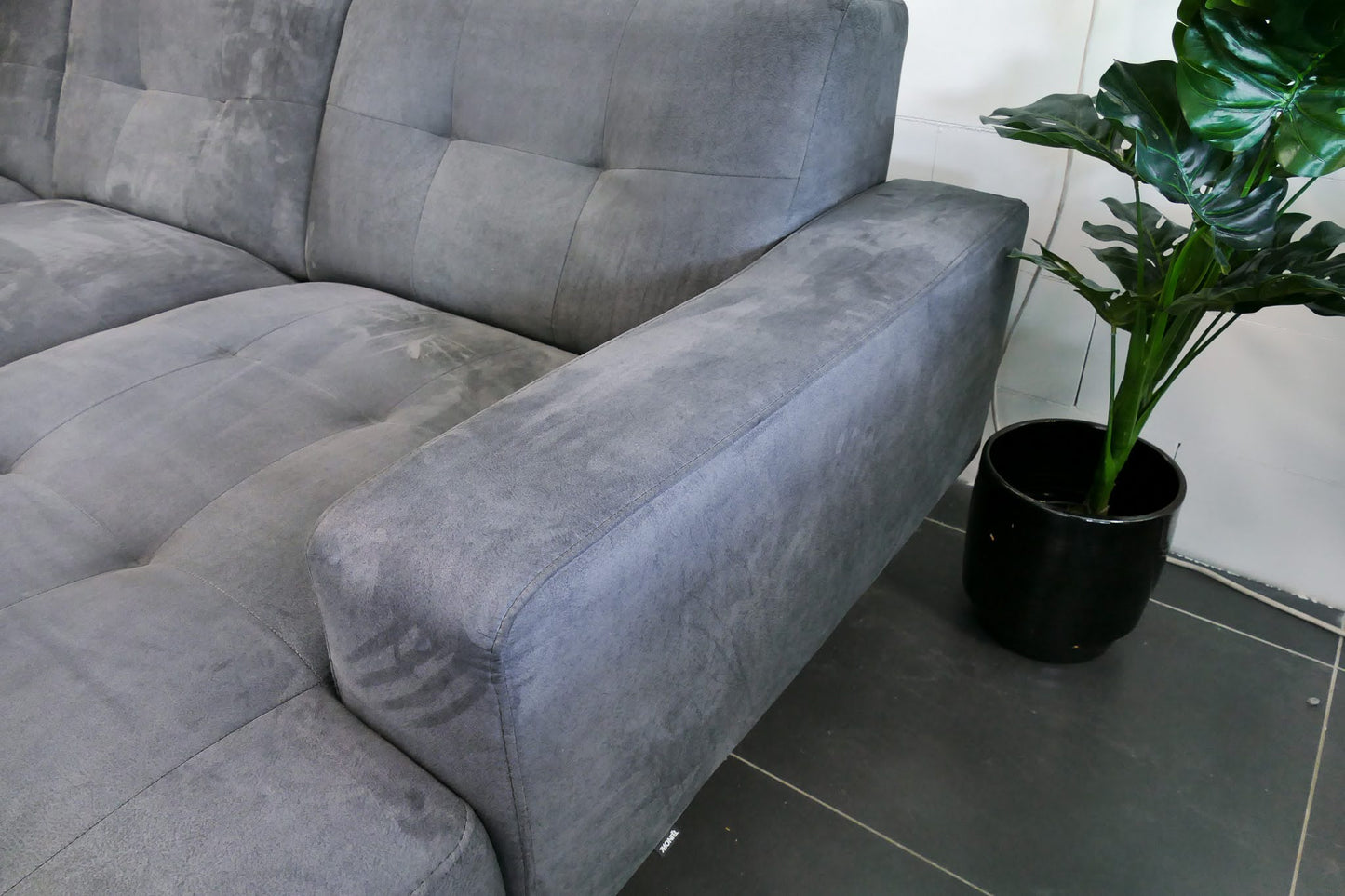 Refurbished Montel Traffic U-Bank Antraciet Microvezel