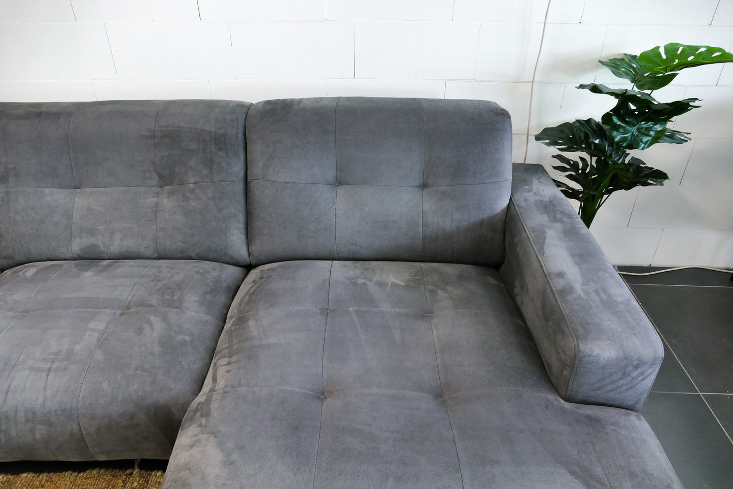 Refurbished Montel Traffic U-Bank Antraciet Microvezel