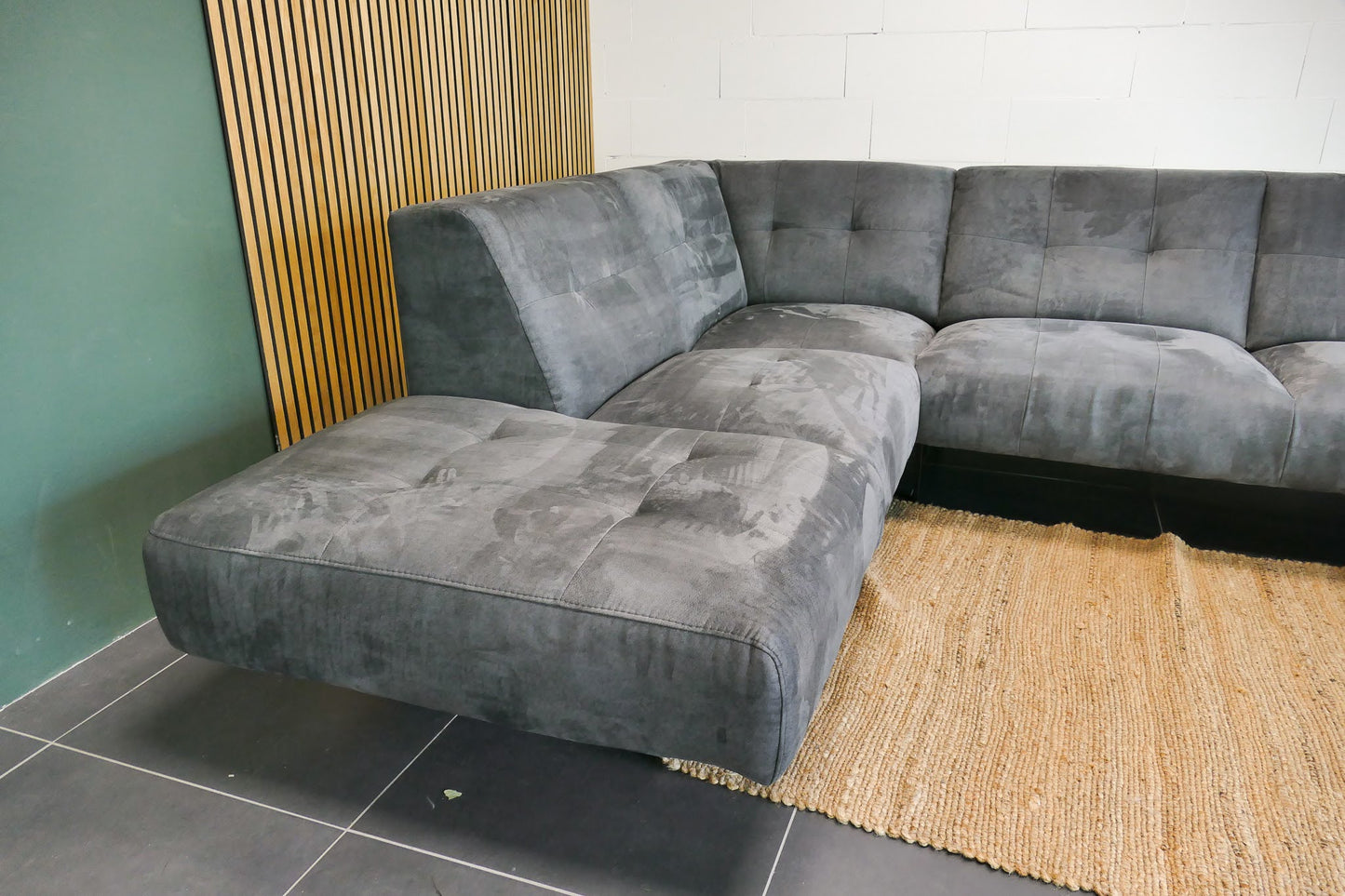 Refurbished Montel Traffic U-Bank Antraciet Microvezel