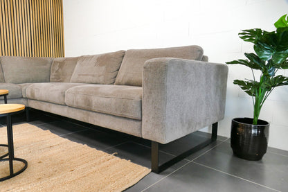 Refurbished Hoekbank Elaine Taupe