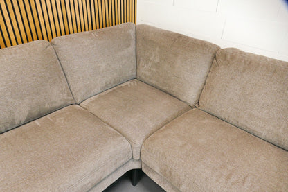Refurbished Hoekbank Elaine Taupe
