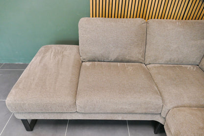 Refurbished Hoekbank Elaine Taupe
