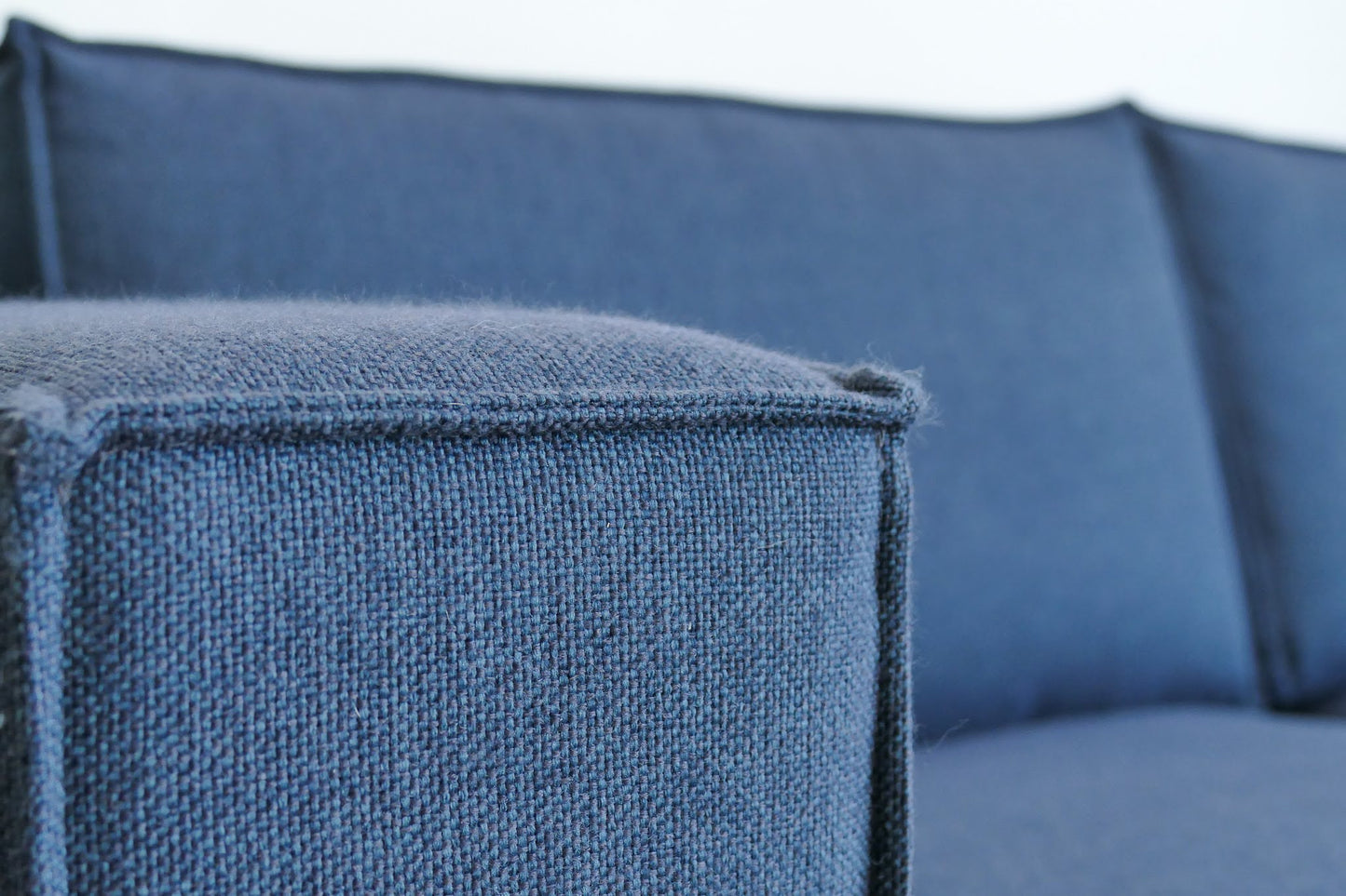 Refurbished Hoekbank Blauw Pronto
