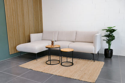 Refurbished Chaise Longue Beige Lund