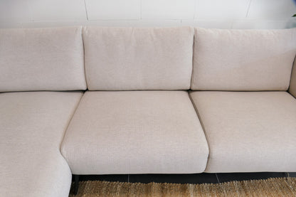 Refurbished Chaise Longue Beige Lund