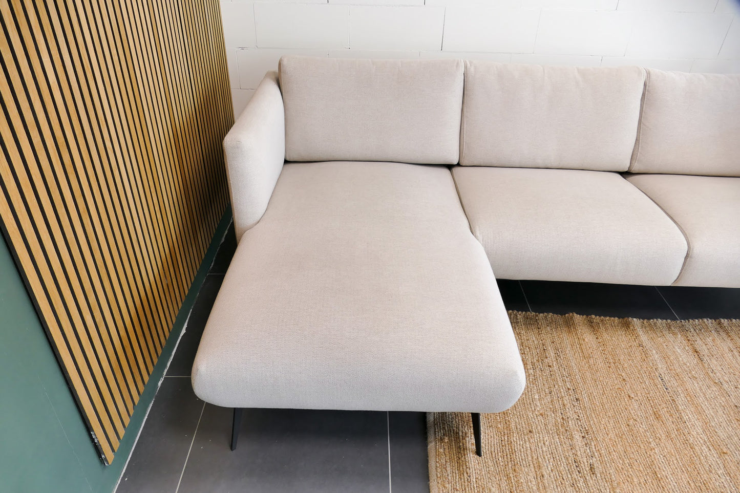 Refurbished Chaise Longue Beige Lund