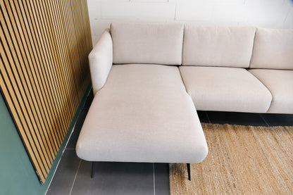 Refurbished Chaise Longue Beige Lund