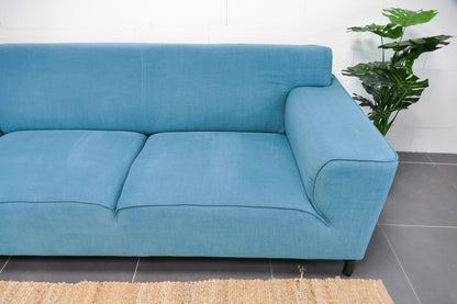 Refurbished Moderne Hoekbank turquoise