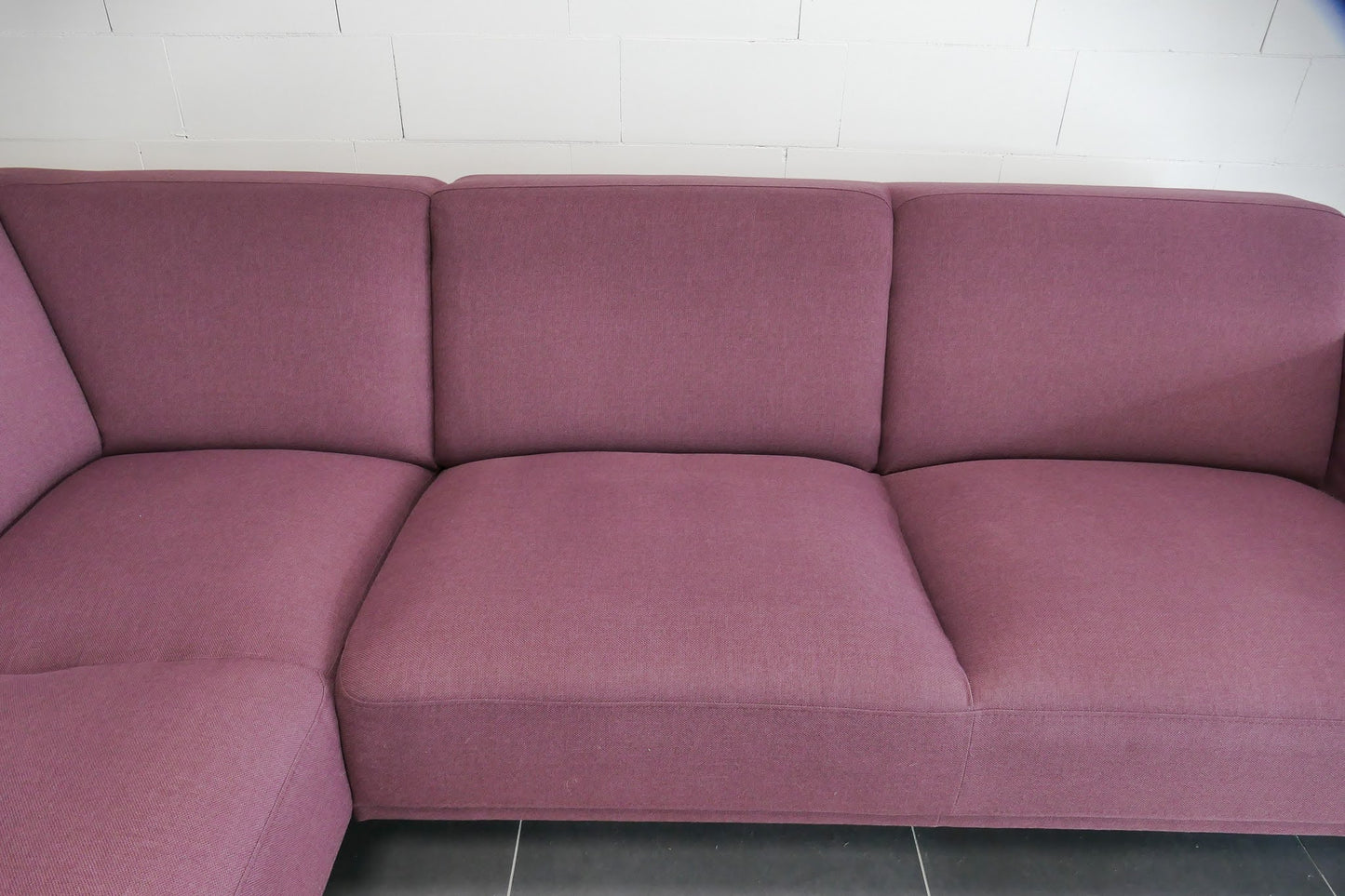 Refurbished Montel Hoekbank Viano Paars/druif