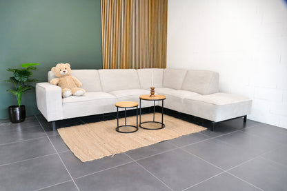 Refurbished Hoekbank Georgia Beige