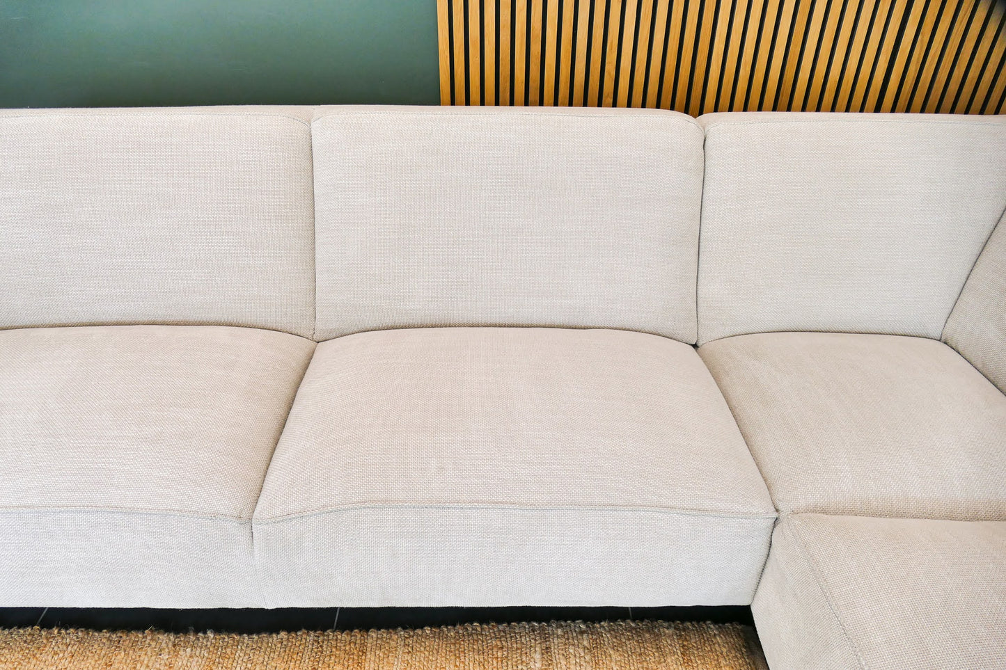 Refurbished Hoekbank Georgia Beige