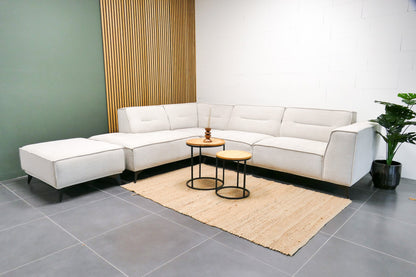 Refurbished De Bommel Hoekbank Beige