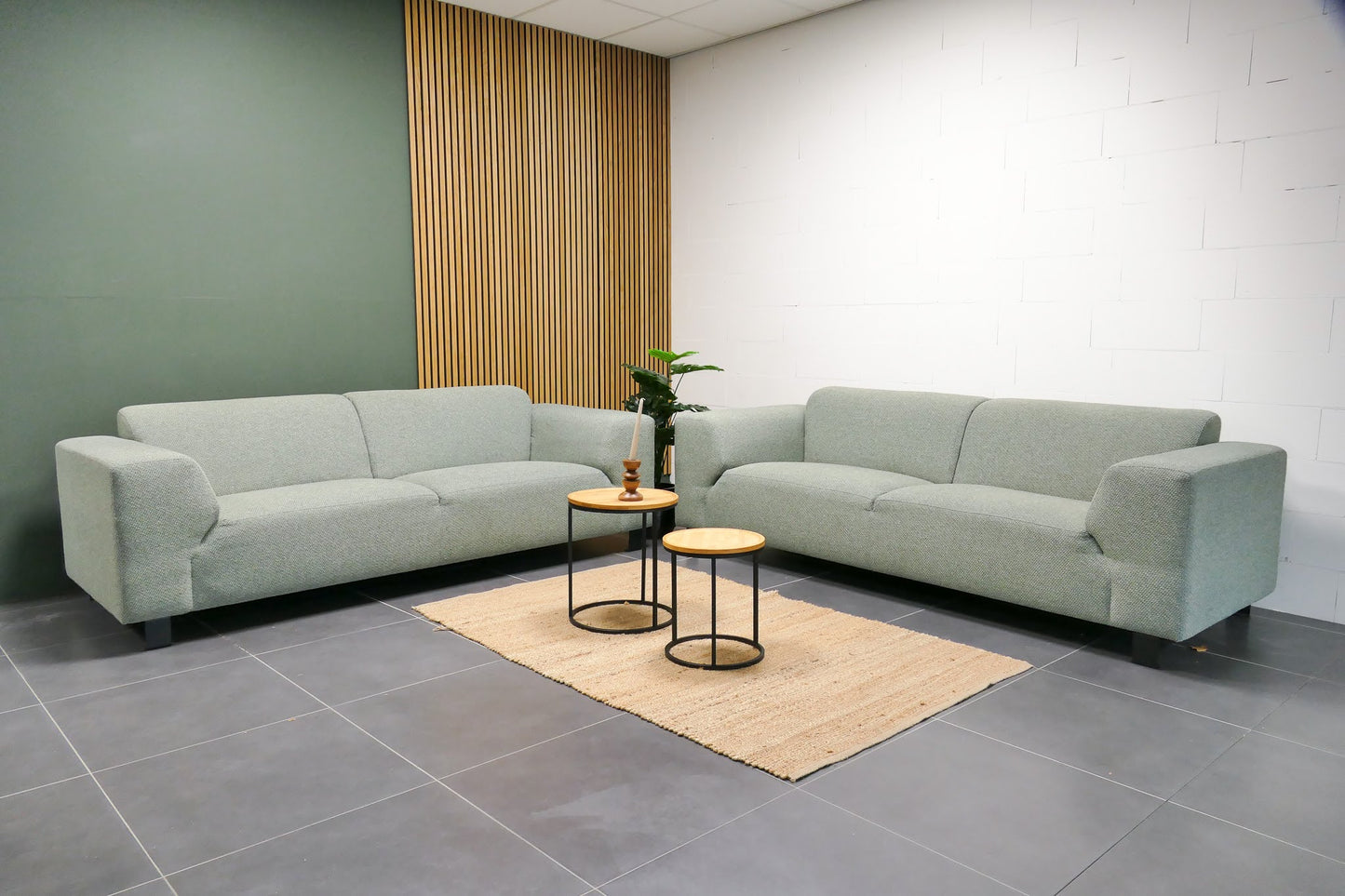 Refurbished Goossens 3 zits groen