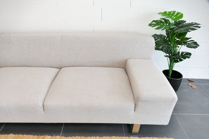 Refurbished Goossens Hoekbank Beige