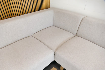 Refurbished Goossens Hoekbank Beige