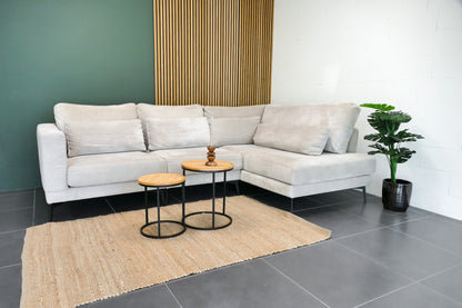 Refurbished Hoekbank Roberto Beige