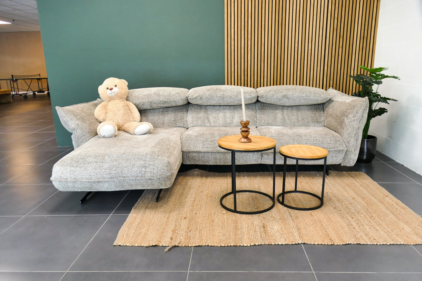 Refurbished Diotti Chaise Longue Exter Taupe