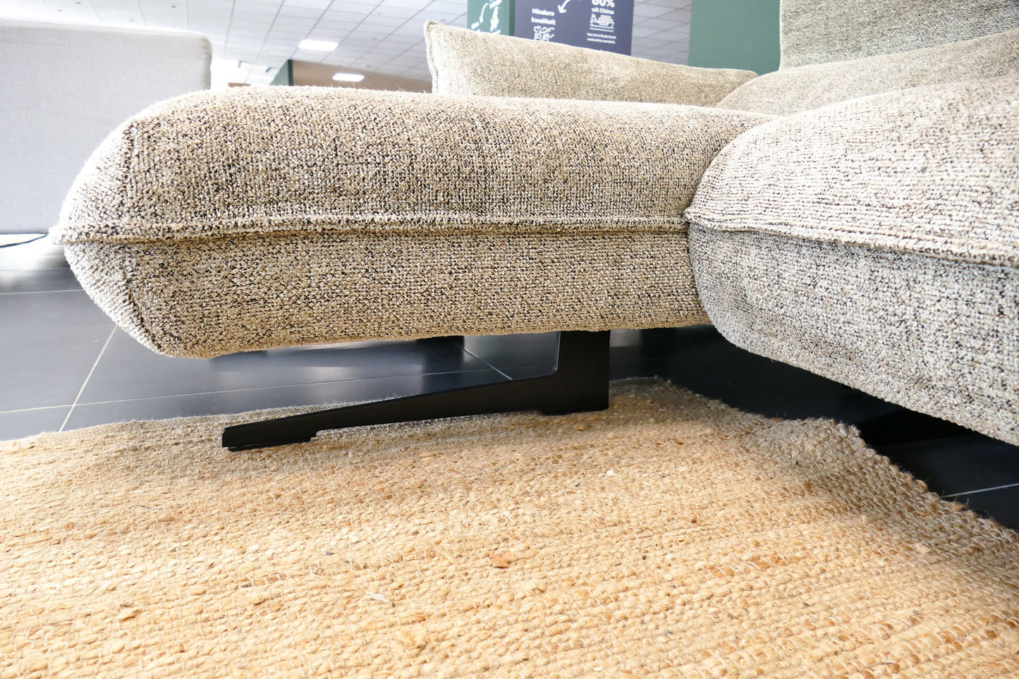 Refurbished Diotti Chaise Longue Exter Taupe