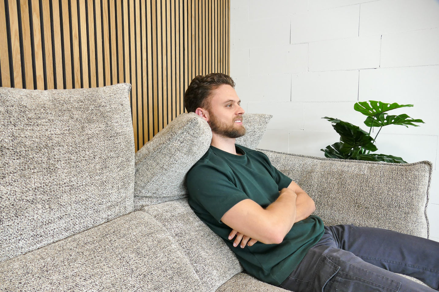 Refurbished Diotti Chaise Longue Exter Taupe