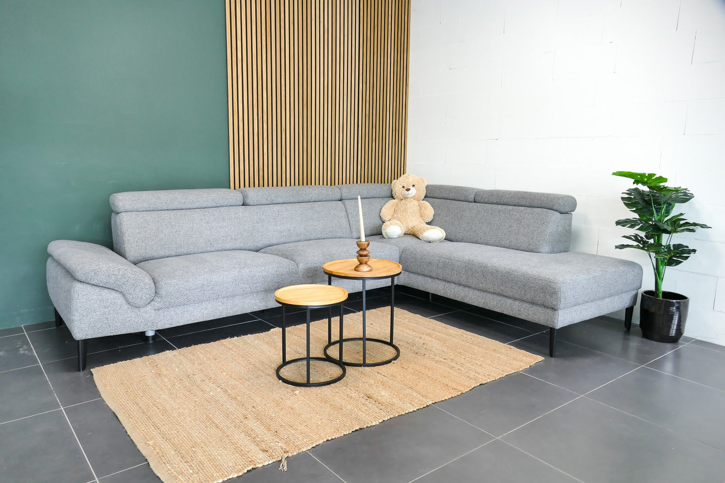 Refurbished Montel Hoekbank Modena Grijs