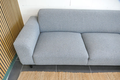 Refurbished Moderne Hoekbank Lichtblauw