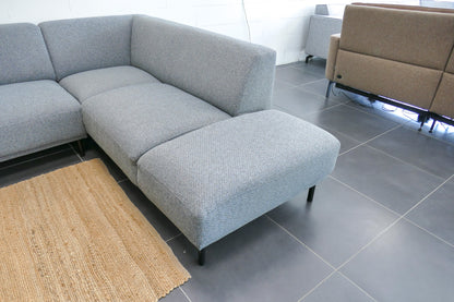 Refurbished Moderne Hoekbank Lichtblauw
