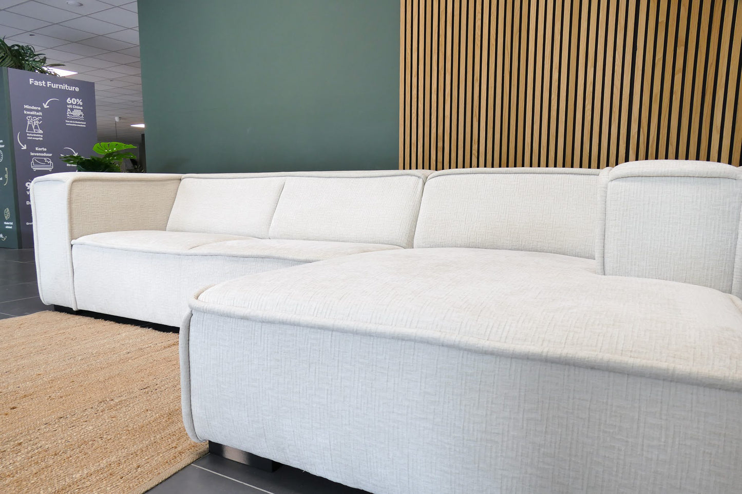 Refurbished De Bommel Lounge bank Beige / creme