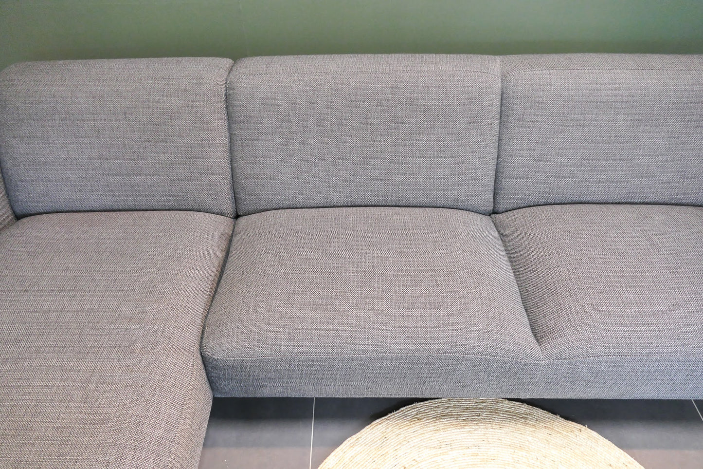 Refurbished Montel Chaise Longue Viano Antraciet