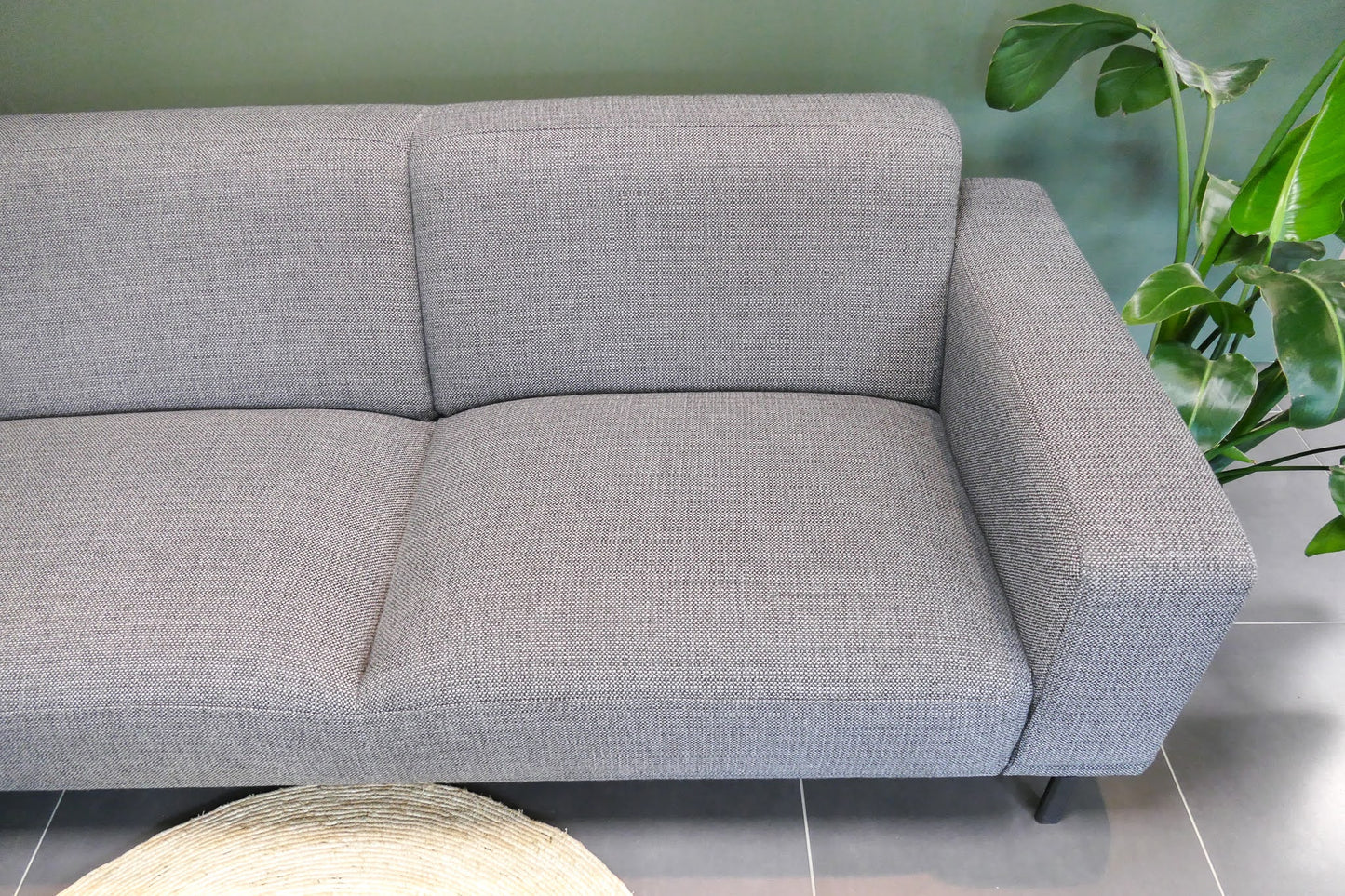 Refurbished Montel Chaise Longue Viano Antraciet