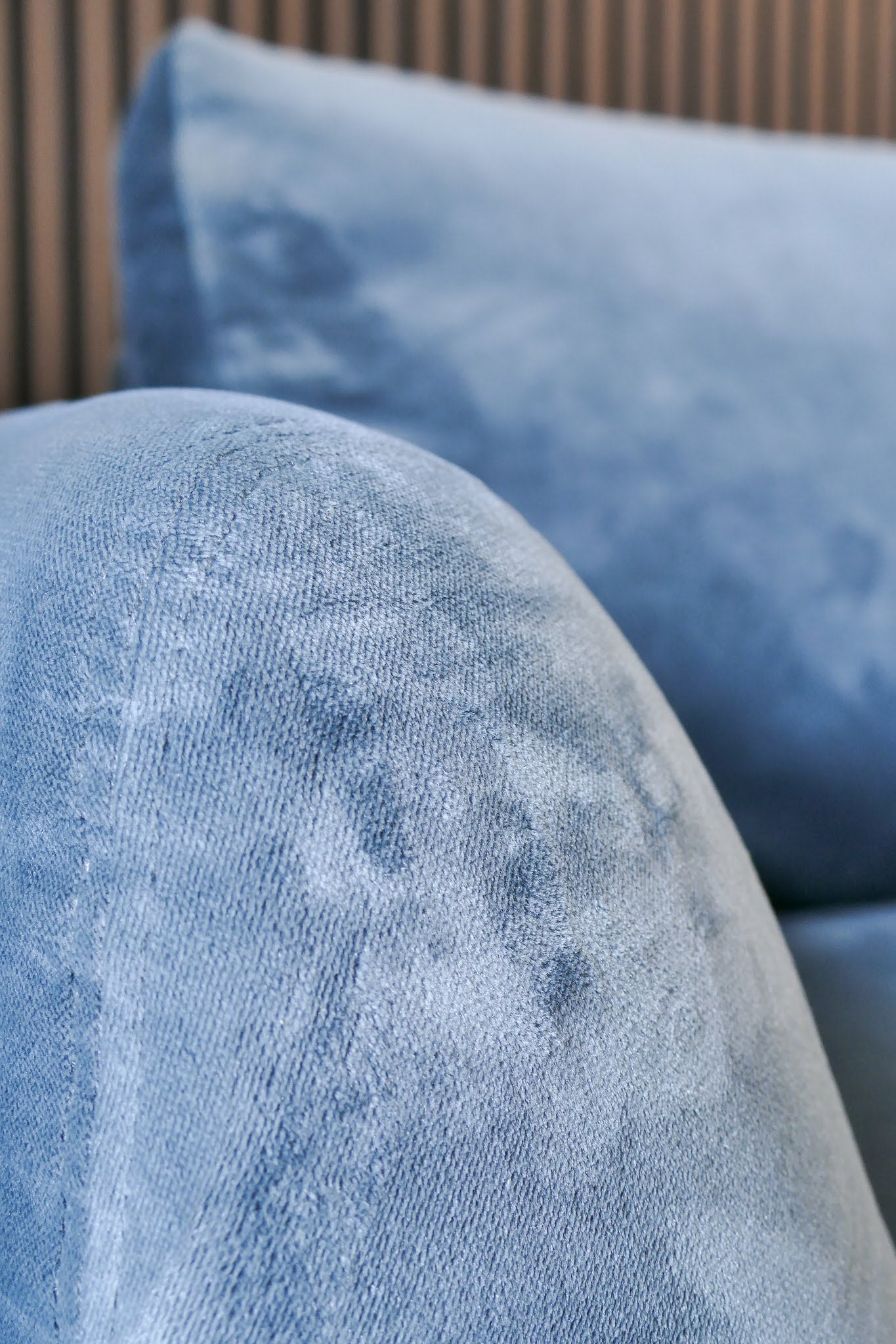 Refurbished Hoekbank Velvet Turqouise