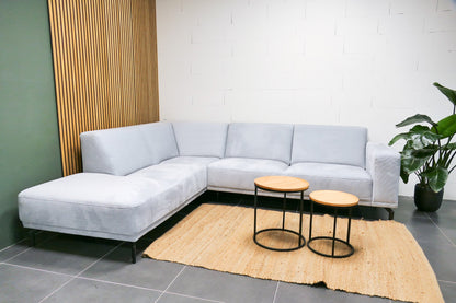 Refurbished Montel Viano Hoekbank Lichtgrijs