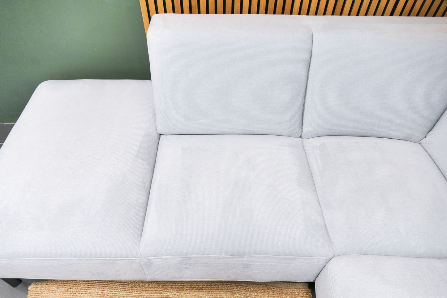 Refurbished Montel Viano Hoekbank Lichtgrijs